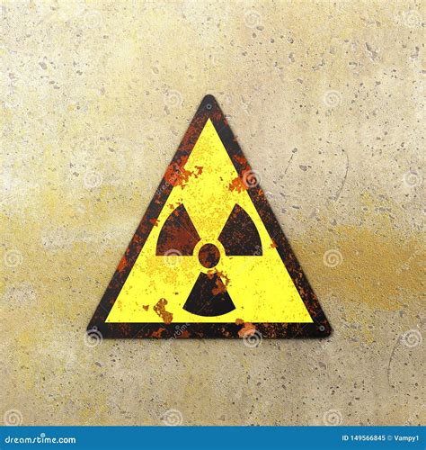 Warning Sign Indicating the Presence of a Radioactive Area, Nuclear ...