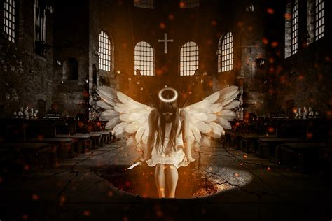 Download Angel, Hell, Church. Royalty-Free Stock Illustration Image ...