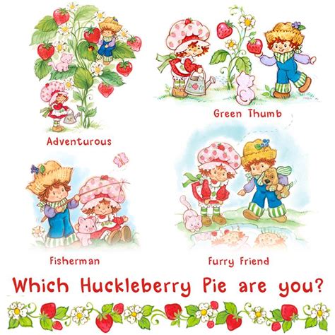 Strawberry Shortcake And Huckleberry Pie