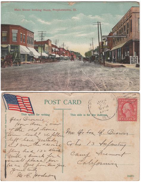 Prophetstown - Main Street looking North - 1910s | Image dep… | Flickr