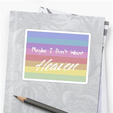 "HEAVEN - Troye Sivan" Sticker by TheLukeHames | Redbubble