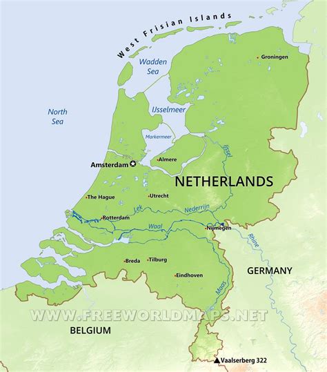 Map Netherlands Europe - Share Map