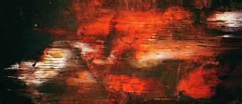 After Midnight - Black Orange And White Contemporary Abstract Art ...