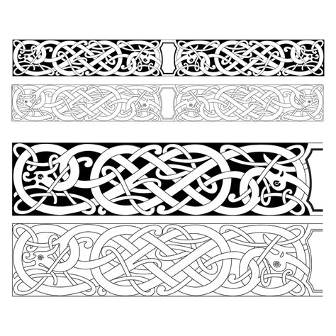 3d Wood Carving Patterns Free | Viking pattern, Norse design, Viking ...