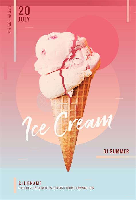 Ice Cream Flyer :: Behance