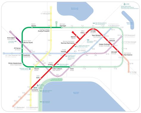 Transit Maps: Submission – Official Map: Baku Metro, Azerbaijan by ...