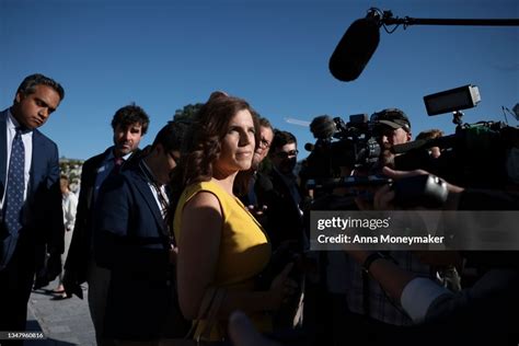 Rep Nancy Mace speaks with reporters after voting in the affirmative ...