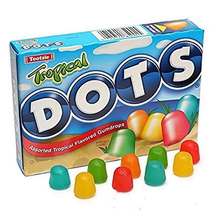 Tropical Dots Assorted Flavor Gumdrops, 6.5 oz | Dots candy, Candy, Favorite candy