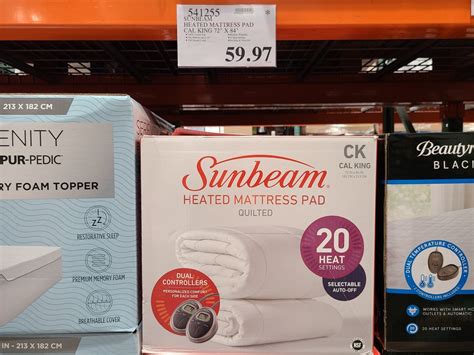 Sunbeam Heated Mattress Pad Cal King - Costco97.com