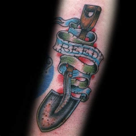 30 Shovel Tattoo Designs for Men