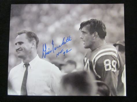 Baltimore Colts Gino Marchetti Autographed Photo - Carls Cards & Collectibles