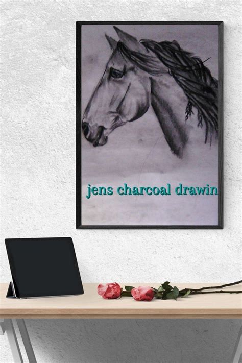 Charcoal Drawing of a Horse | Charcoal artwork, Drawings, Charcoal drawing