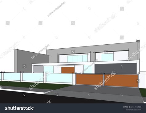 Sketch House Vector Illustration Stock Vector (Royalty Free) 2174943589 ...