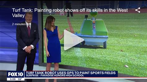 Turf Tank: Painting robot shows off its skills in the West Valley - Scott Yoffe Communications