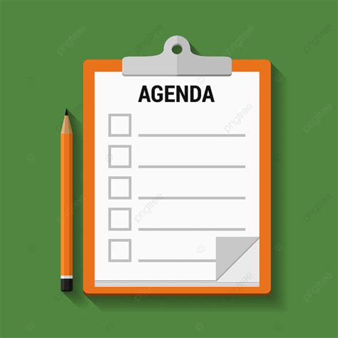 Agenda Vector Design Images, Agenda On Clipboard Board Box, Box ...