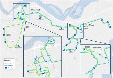 Map & Schedule | Brunswick Link
