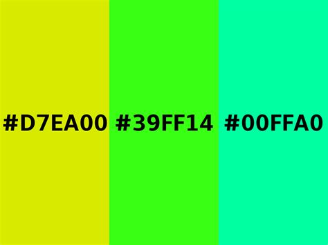 Neon Green Color Codes Hex Rgb And Cmyk Find Hex Rgb And Cmyk Images