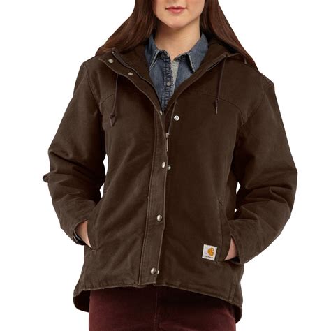 Carhartt Women's Dark Brown Sandstone Berkley Jacket