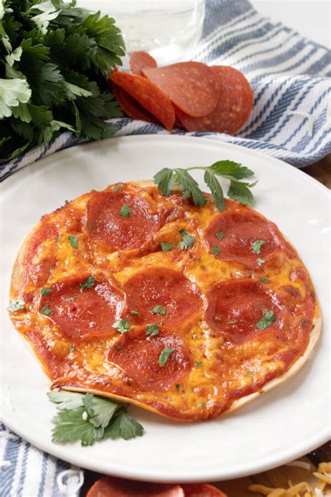 Tortilla Pizza - Love Bakes Good Cakes