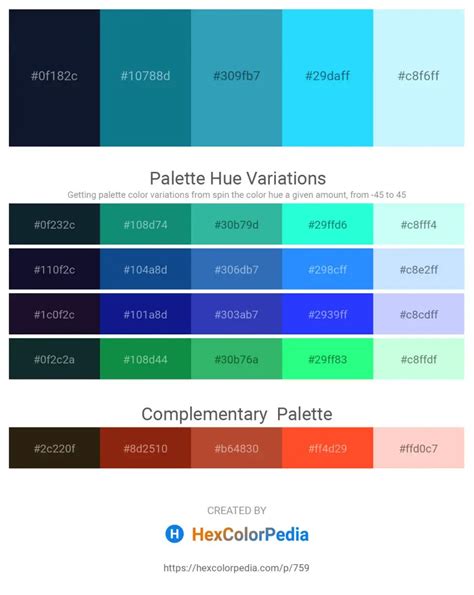 43 Dark Cyan Color Schemes | Hexcolorpedia