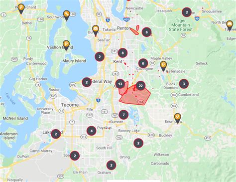 PSE Outages Knock Out Power For Thousands Monday | Lakewood, WA Patch