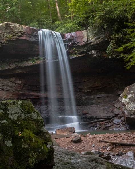 Pennsylvania Waterfalls Hiking to Cucumber Falls in Ohiopyle State Park