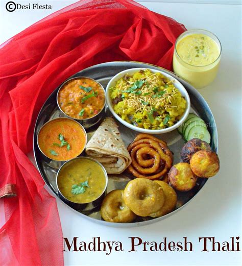 Madhya Pradesh Thali | Indian food recipes vegetarian, Indian food recipes, Indian cooking