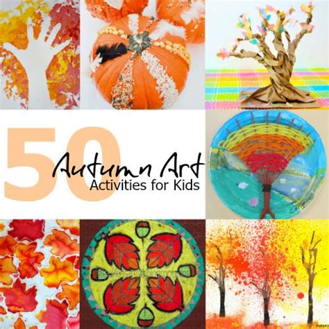 Open-Ended Autumn Art Activities for Kids - One Time Through