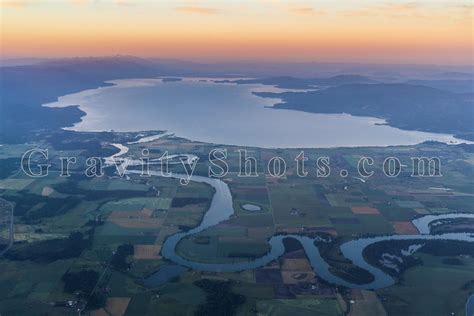 Aerial View of Flathead Lake - GravityShots.com