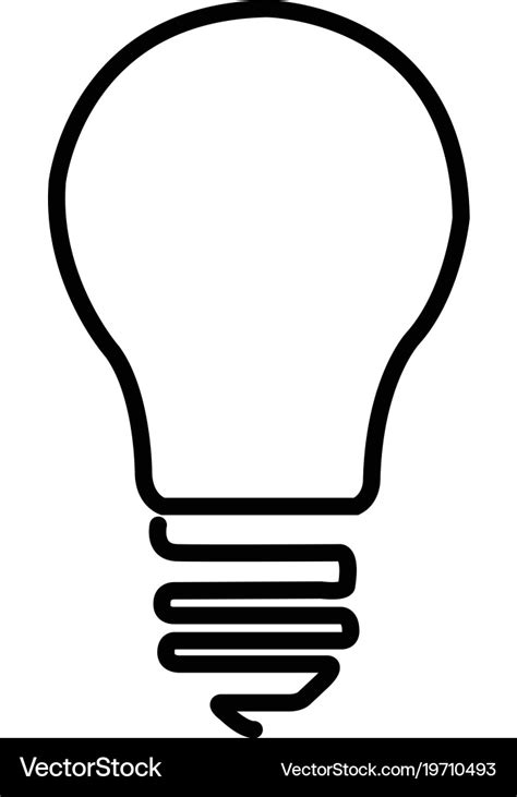 Light bulb icon Royalty Free Vector Image - VectorStock