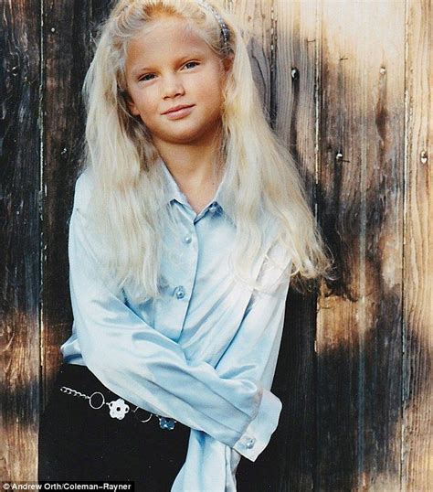 Before it all began: Taylor Swift pictured at six-years-old in the portrait album of celebrity ...
