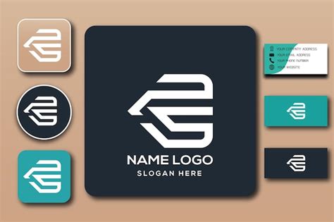 Premium Vector | Ps monogram logo template color editable