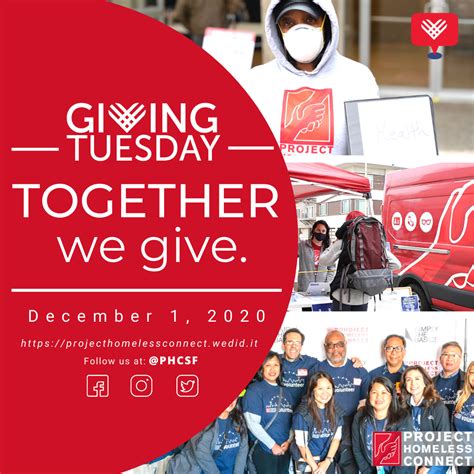 #GivingTuesday is Fast Approaching! - Project Homeless Connect