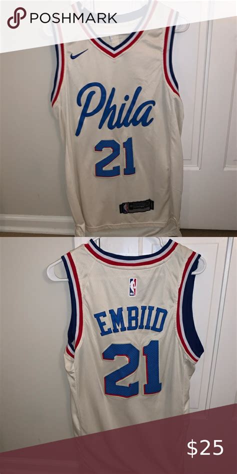 Joel Embiid Philadelphia 76ers Basketball Jersey | Philadelphia 76ers ...