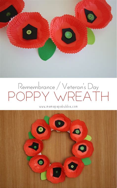 10 Poppy Crafts for Remembrance Day