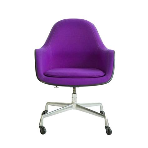 Charles Eames EC-178 Desk Chair at 1stDibs | office chairs purple, purple desk chair