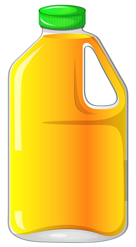 Orange Juice Bottle Clipart