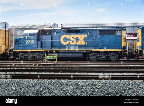 Csx train yard hi-res stock photography and images - Alamy