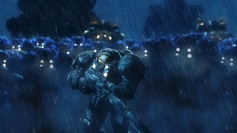 Download Weapon Warrior Rain Jim Raynor Video Game Starcraft 4k Ultra HD Wallpaper