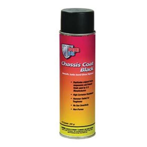 Absolute Coatings 41318 Chassis Coat Black 14 oz Spray Paint Paint ...