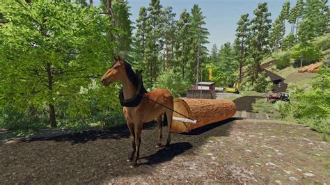 Horse for forestry v1.0 | FS22 Mod Download