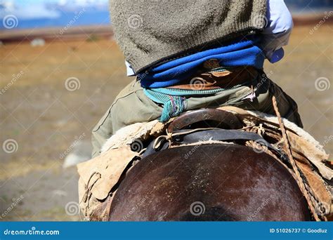 Back View of Gaucho Riding Horse in Argentina Stock Image - Image of riding, nature: 51026737