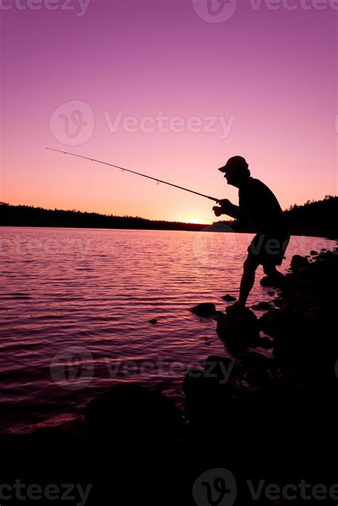 Fisherman at Sunset 797543 Stock Photo at Vecteezy