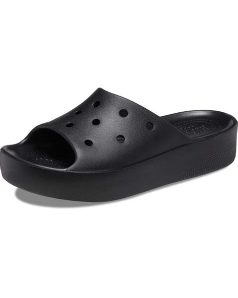 Crocs™ Flip-flops Classic Platform in Black | Lyst