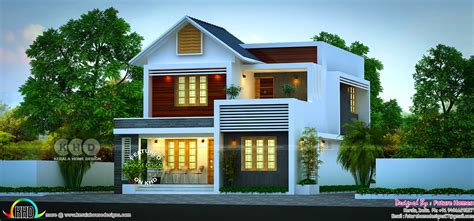 163 sq-m beautiful mixed roof 4 BHK Kerala home | Kerala home design ...