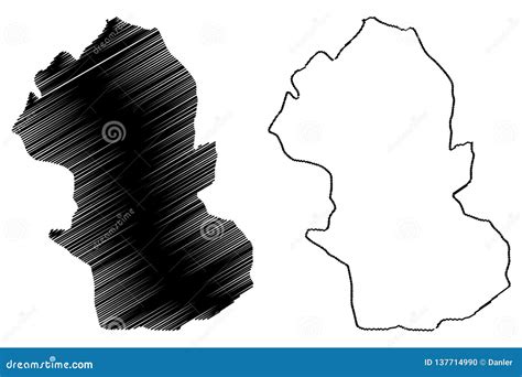 Gombe State map vector stock vector. Illustration of black - 137714990