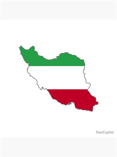 "PERSIAN DESIGN OF THE MAP OF IRAN/PERSIA IN IRANIAN FLAG COLORS" Clock ...