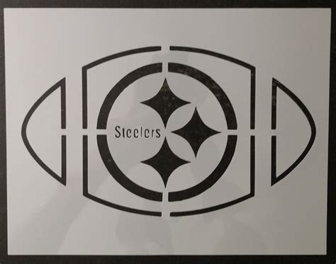 Pittsburgh Steelers Football Custom Stencil – My Custom Stencils