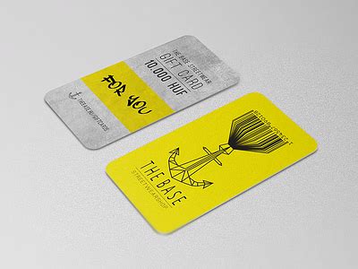 Plastic Gift Card with Barcode by Gábor Ferenczi on Dribbble