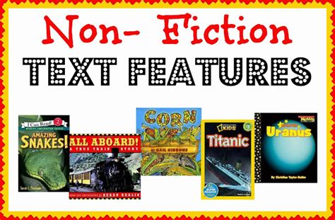 Non-Fiction Text Features Study {plus a few freebies}! - Elementary Antics